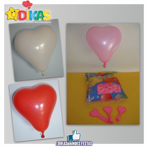 Balão Coração Pequeno  (17cm)