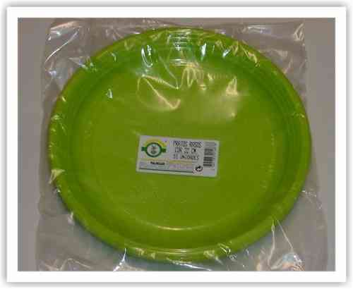 Pratos Plásticos Verde