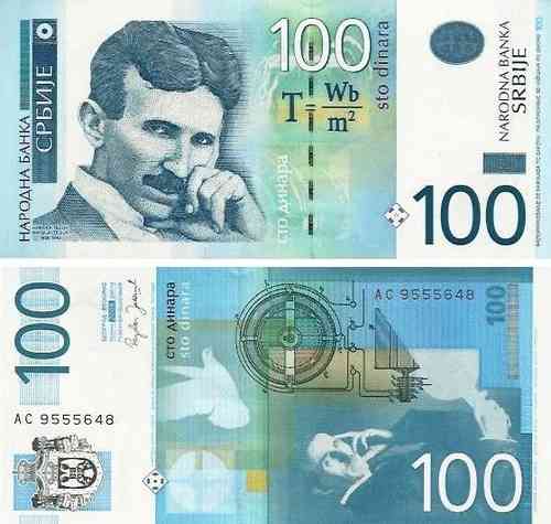Serbia - 100 Dinara 2006 (# 49)