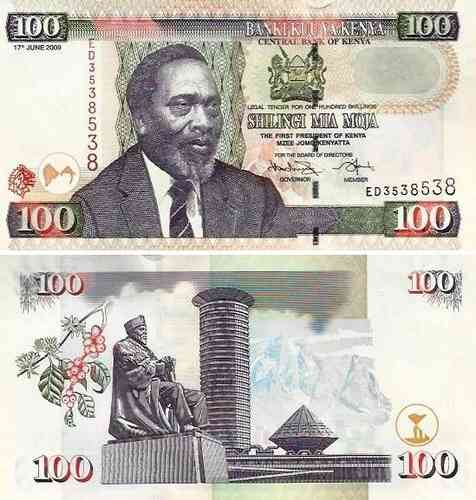 Quenia - 100 Shillings 2009 (# 48d)