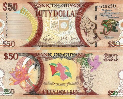 Guiana - 50 Dolares 2016 (# 41)