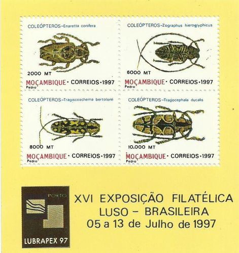 Moçambique - XVI Exposição Filatelica Luso-Brasileira 1997
