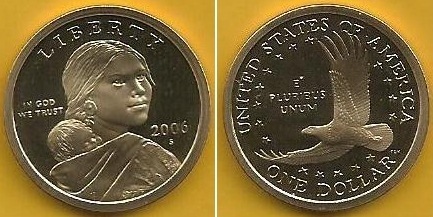USA - 1 Dolar 2006 (Km# 310)