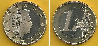 Luxemburgo - 1 Euro 2004 (Km# 81)