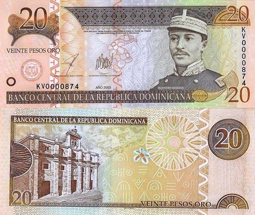 Rep. Dominicana - 20 Pesos 2003 (# 169c)